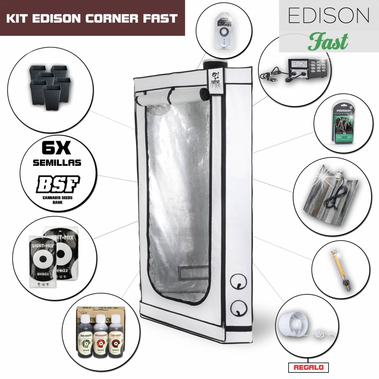 Kit Edison Fast Corner - 400W