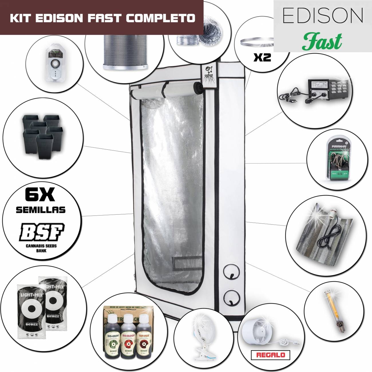 Kit Edison Fast Corner - 400W Completo
