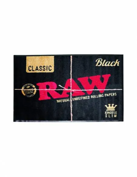 Alfombra RAW Negra 60x80cm