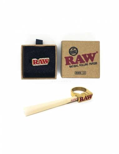 Anillo RAW Dorado Smoker 24K (Talla...