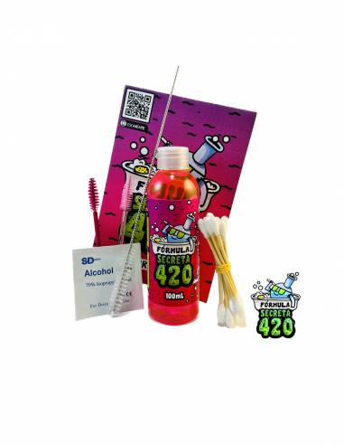 Kit limpiador de bongs Fórmula...