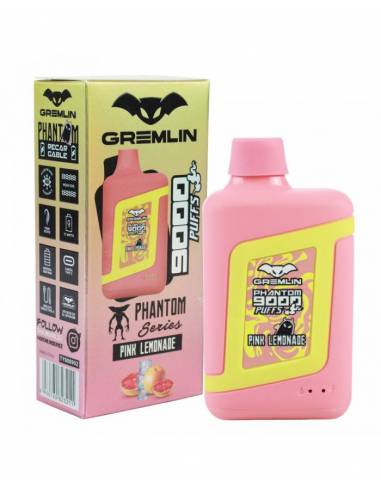 Vaper Gremlin Phantom P9000 Pink...