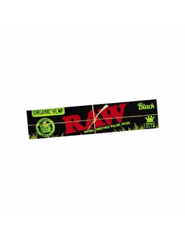 Papelillo RAW Black Organic Hemp King...