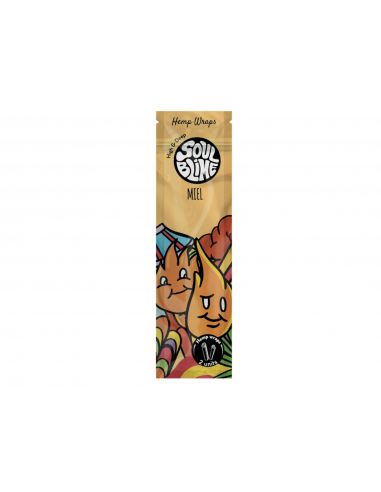 Hemp Wraps Blunt Soulblime Miel (2u)
