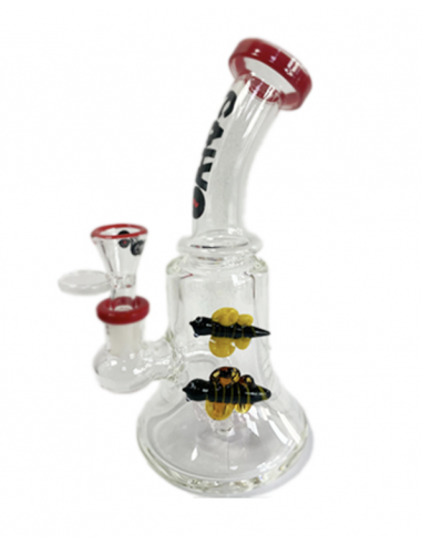 Bong Calvo Bee Rig Rojo 19cm