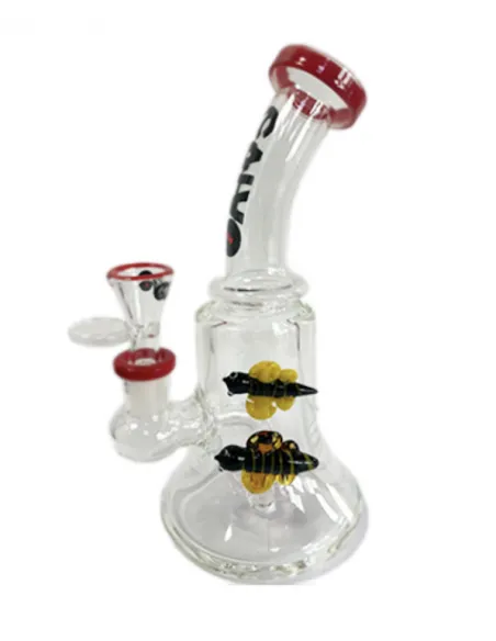Bong Calvo Bee Rig Rojo 19cm