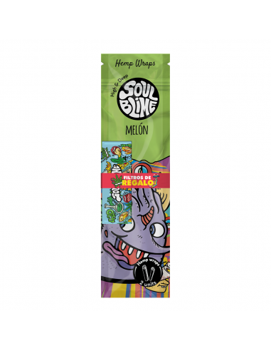 Hemp Wraps Blunt Soulblime Melón (2u)
