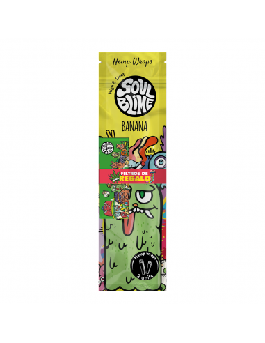 Hemp Wraps Blunt Soulblime Banana (2u)