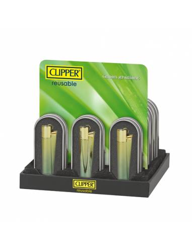 Encendedor Clipper Metálico Green...