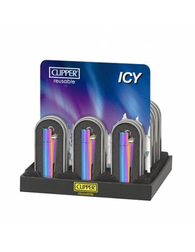Encendedor Clipper Metálico Icy (1u)