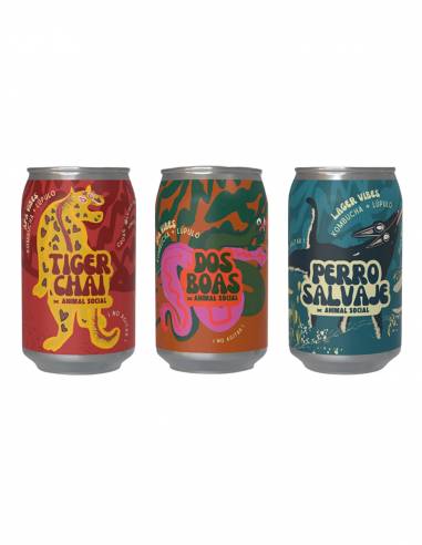 Try Pack Kombucha Animal Social (Dos...