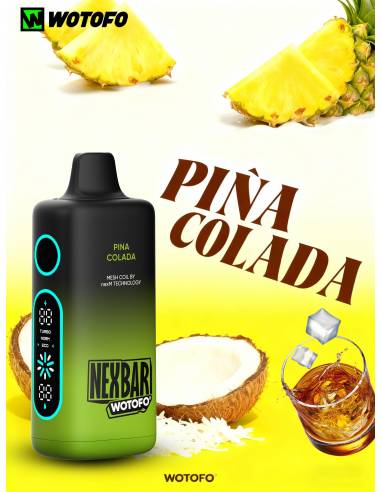 Vaporizador Wotofo Nexbar P25000 Piña...