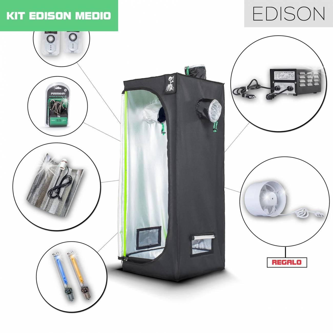 Kit Edison 60 - 250W Medio