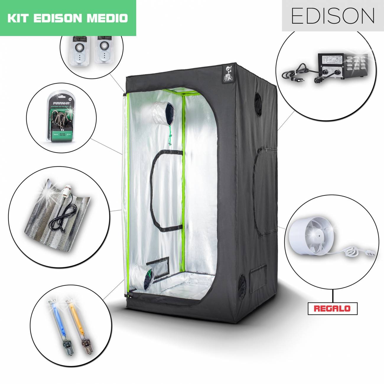 Kit Edison 100 - 400W Medio
