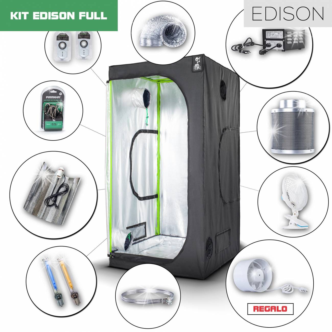 Kit Edison 100 - 400W Completo