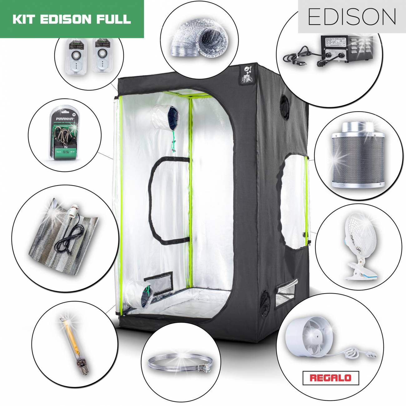 Kit Edison 120 - 600W Completo