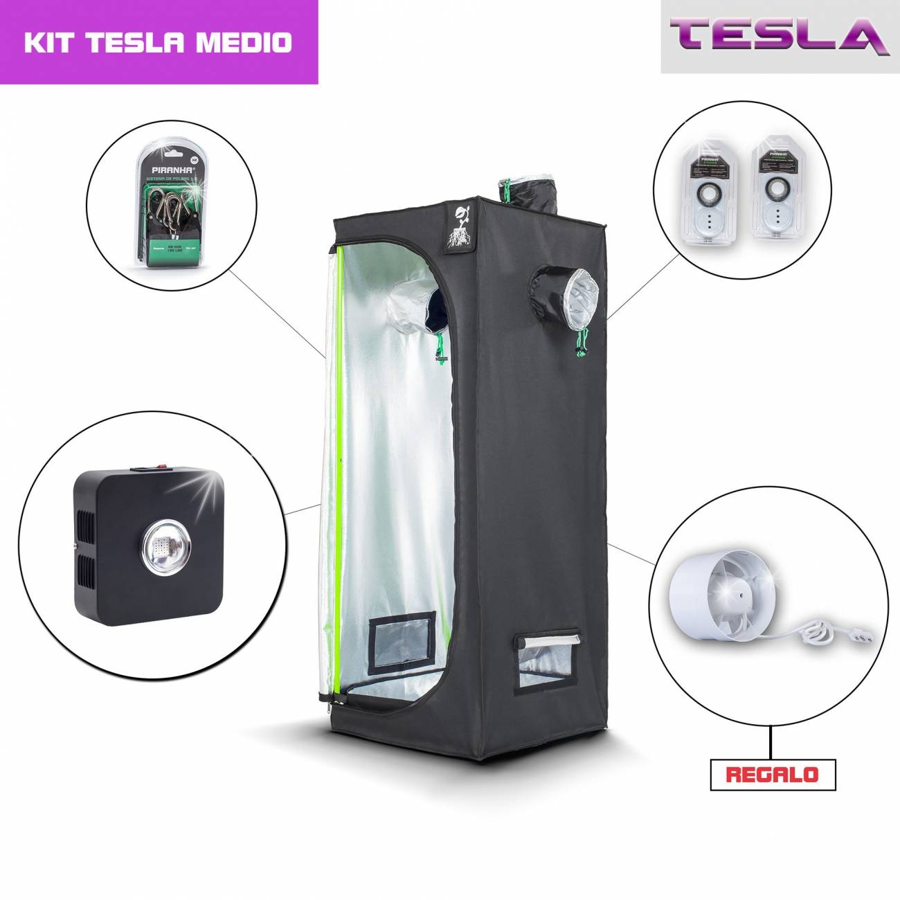 Kit Tesla 60 - T90W Medio