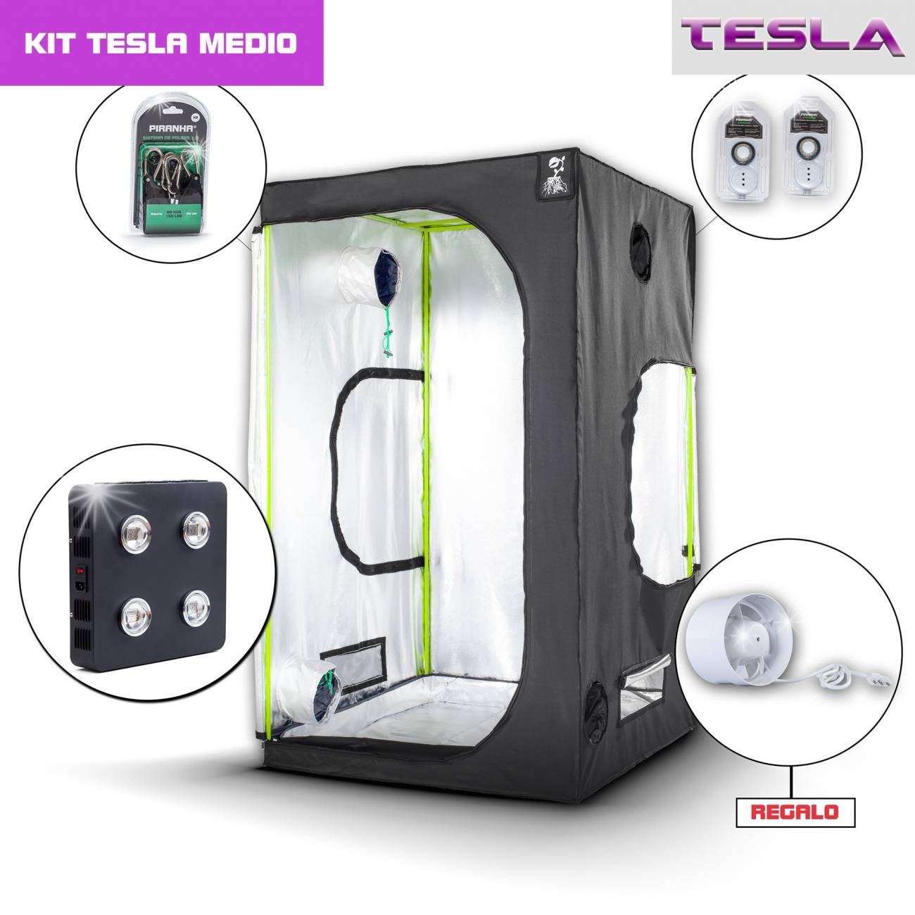 Kit Tesla 120 - T360W Medio