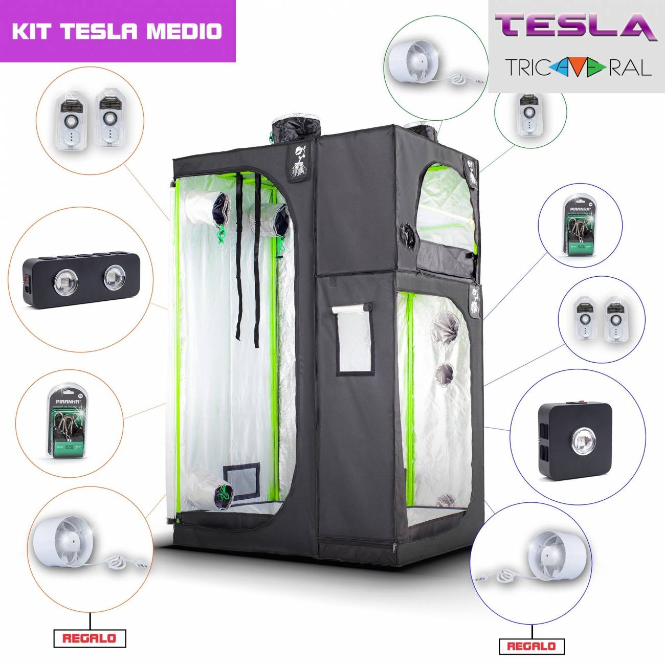 Kit Tricameral Tesla Medio